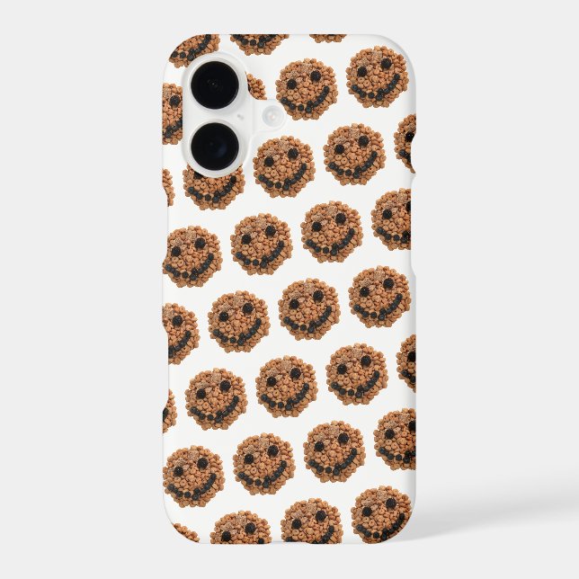 Cute Smiling Fruit and Cereal Face Pattern Case-Mate iPhone Case (Back)