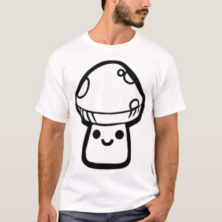 Cute Smiling Happy Mushroom T-Shirt
