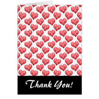 Cute Smiling Hearts Cards