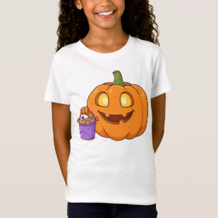 Cute Smiling Jack-o'-Lantern Trick or Treat T-Shirt