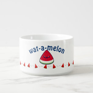 Cute Smiling Kawaii Watermelon Bowl
