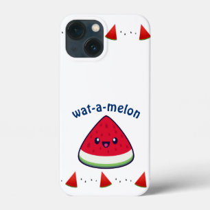 Cute Smiling Kawaii Watermelon   iPhone 13 Mini Case