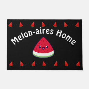 Cute Smiling Kawaii Watermelon Doormat