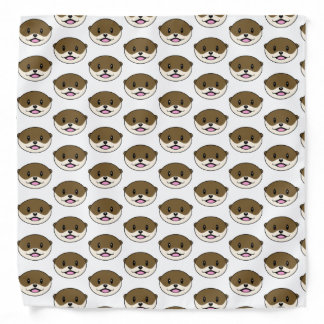 Cute Smiling Otter Bandana