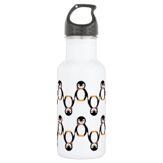 Cute Smiling Penguin with Scarf