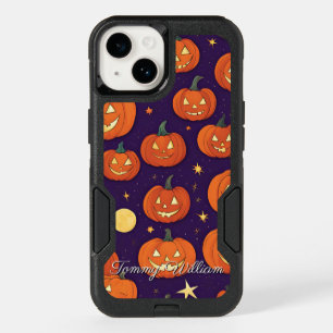 Cute Smiling Pumpkins For Halloween OtterBox iPhone 14 Case