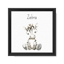Cute Smiling Zebra Safari Animal
