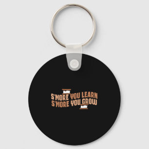 Cute Smore You Learn Smore You Grow Motivation Keychain