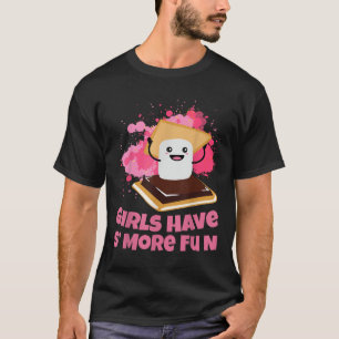 Cute Smores Camping Girls Have Smore Fun Camper T-Shirt