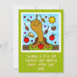 ❤️ Cute Snail Apple-y Sweet Smiles Fall Card