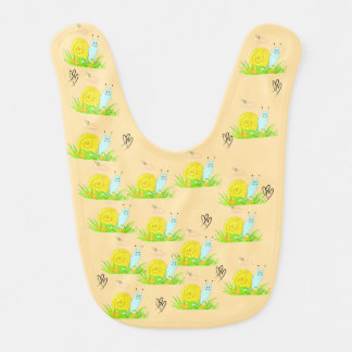 Cute Snail Baby Bib