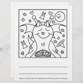 Cute Snail Bat Happy Halloween Coloring Page (Front/Back)