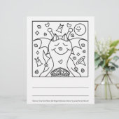 Cute Snail Bat Happy Halloween Coloring Page (Standing Front)