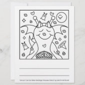 Cute Snail Bat Happy Halloween Coloring Page (Front)