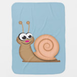 Cute Snail Blanket at Zazzle