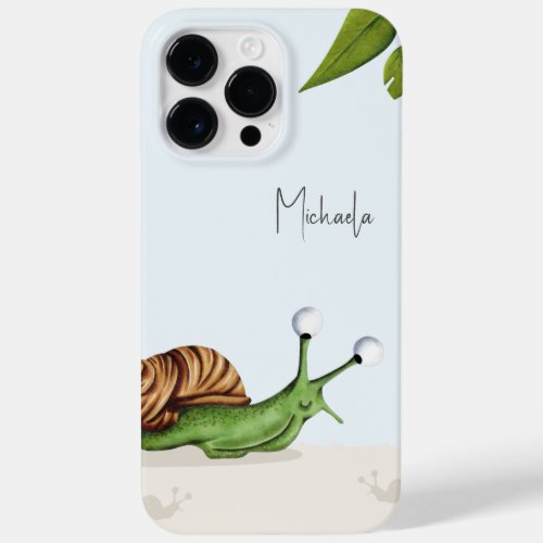 Cute Snail Cartoon Kids Case_Mate iPhone 14 Pro Max Case