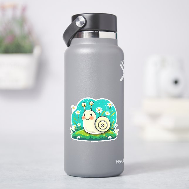 Cute snail cartoon sticker (HydroFlask)