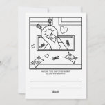 Cute Snail Christmas Mail Coloring  Holiday Card