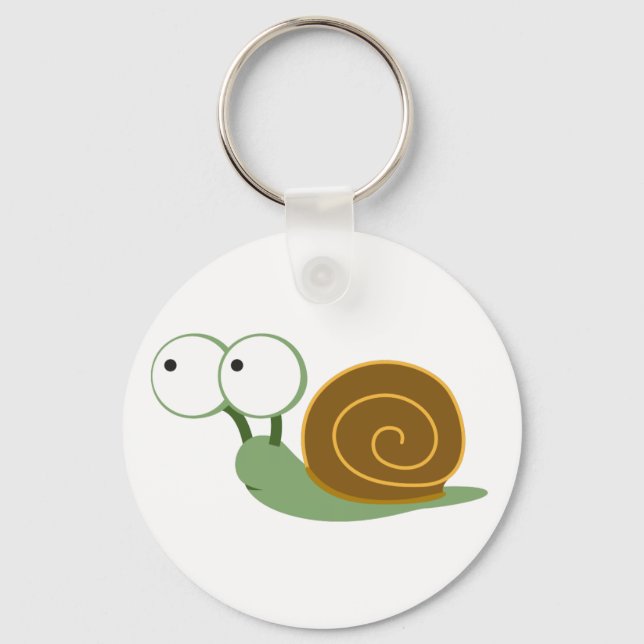 Cute Snail` Keychain (Front)