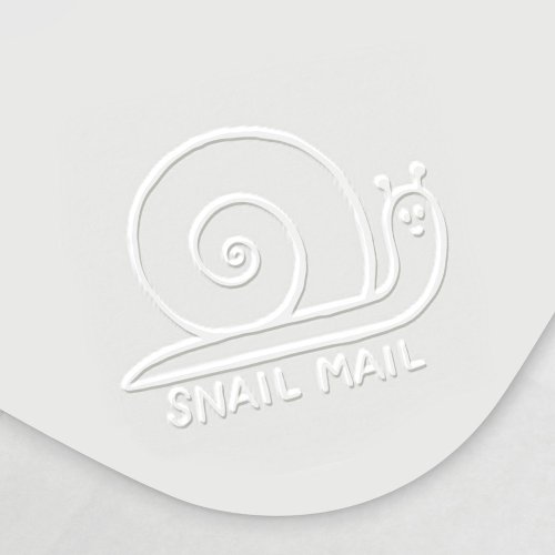 Cute snail mail embosser