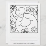 Cute Snail Memorial Day BBQ Coloring Page