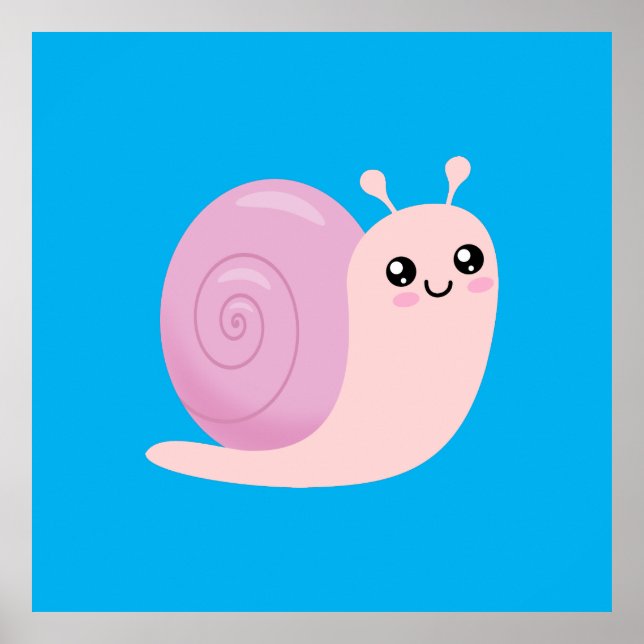 Cute Snail Poster (Front)