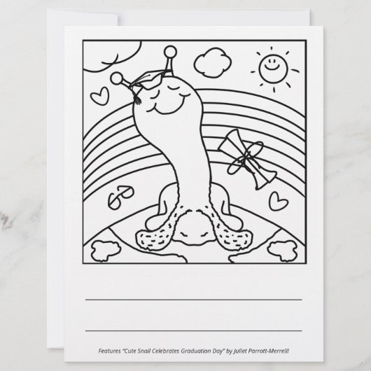 Cute Snail SNAILED IT To The Top Graduation (Front)