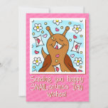 ❤️ Cute Snail Valentines Day Holiday Card