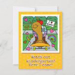 Cute Snail Watch Out Kindergarten Back To School Postcard
