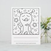 Cute Snail With Christmas Cookie | Coloring Page (Standing Front)