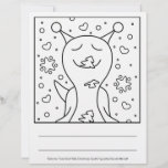 Cute Snail With Christmas Cookie | Coloring Page