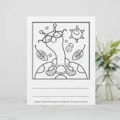 Cute Snail With Glasses On Mushroom Coloring Page (Standing Front)