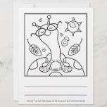 Cute Snail With Glasses On Mushroom Coloring Page