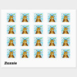 Cute Snail You’ve Got Mail Small Square Sticker Sheet