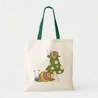 Cute Snails Tote Bag