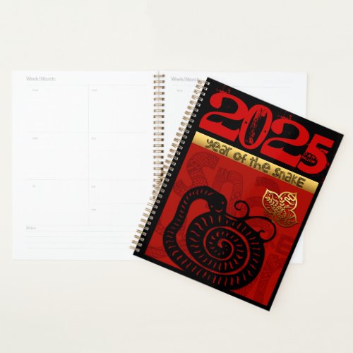 Cute Snake Chinese Year 2025 Zodiac Birthday LP Planner