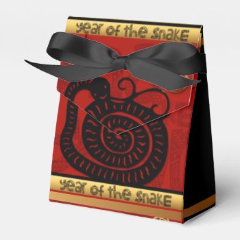 Cute Snake Chinese Year 2025 Zodiac Birthday Tfb Favor Boxes by 2020_Year_of_rat at Zazzle