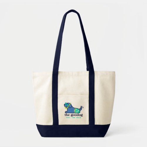 Cute Snorkel Pup Beach Themed Tote Bag