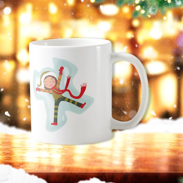 Cute Snow Angel Girl Coffee Mug (Creator Uploaded)