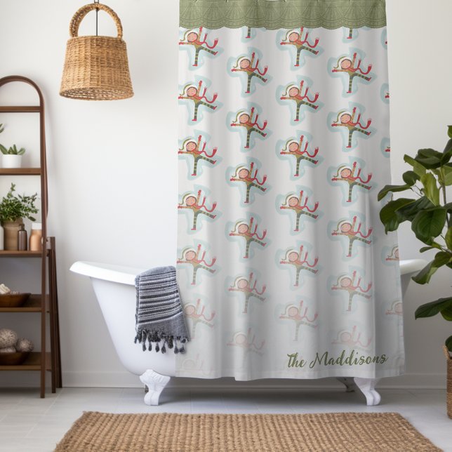 Cute Snow Angel Girl Shower Curtain (Creator Uploaded)