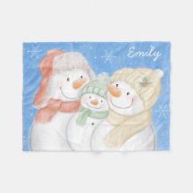 Cute Snow Family