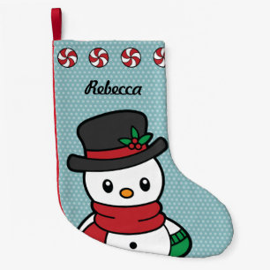 Cute Snow Pals christmas stocking