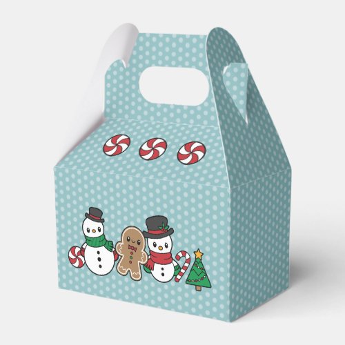 Cute Snow Pals favor box