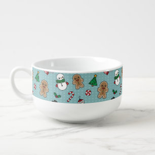 Cute Snow Pals soup mug