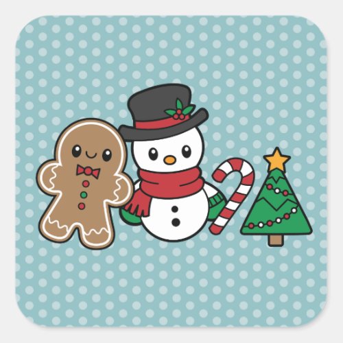 Cute Snow Pals Stickers