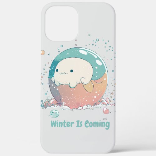 Cute Snowball At Winter iPhone 12 Pro Max Case