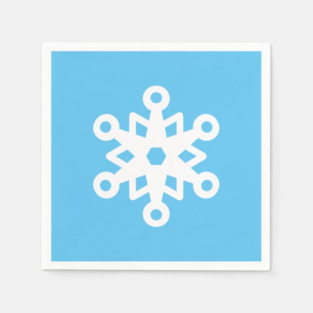 Cute Snowflake Napkins (Front)