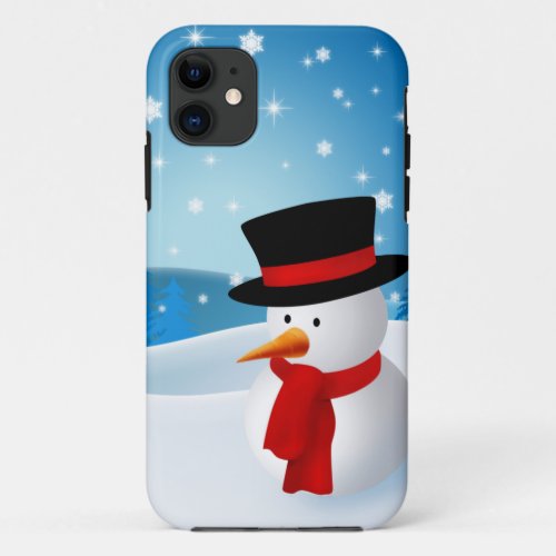 Cute Snowman Barely Thereâ iPhone 5 Case