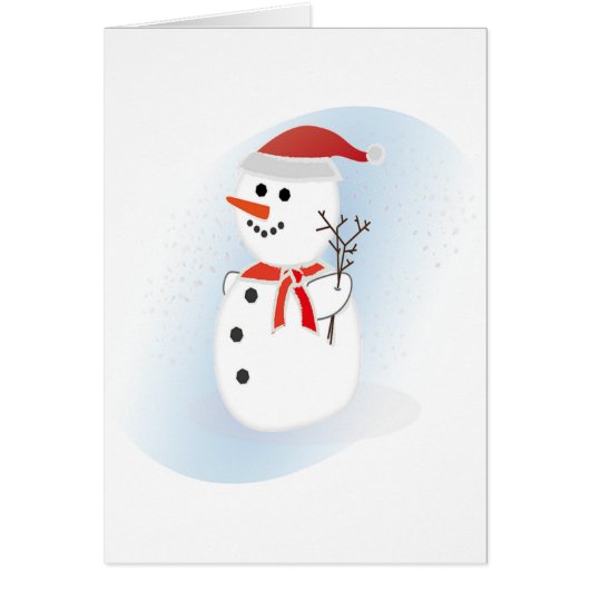 Cute Snowman Cards (Front)
