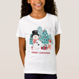 Cute Snowman Christmas Kids' T-Shirt